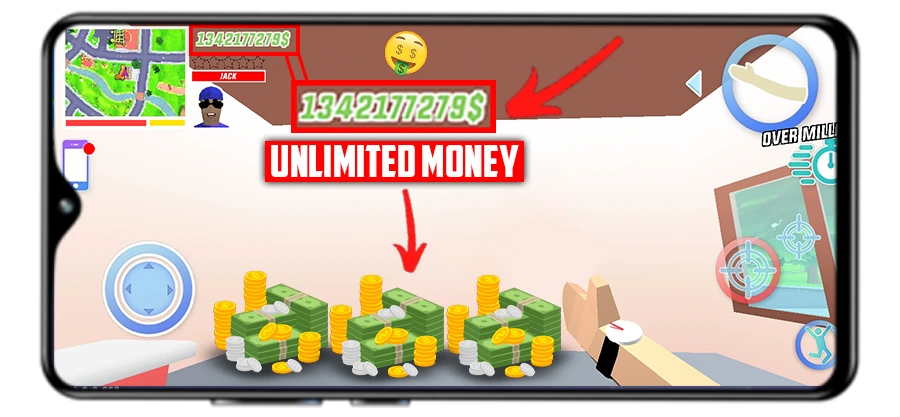 Dude Theft Wars Mod APK Unlimited Money Pic